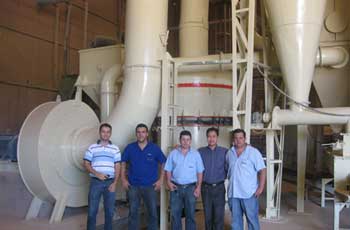 Gypsum Raymond Mill in Iran