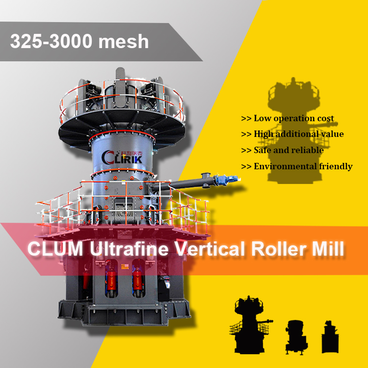 CLUM calcium carbonate ultra fine vertical roller Raymond mill